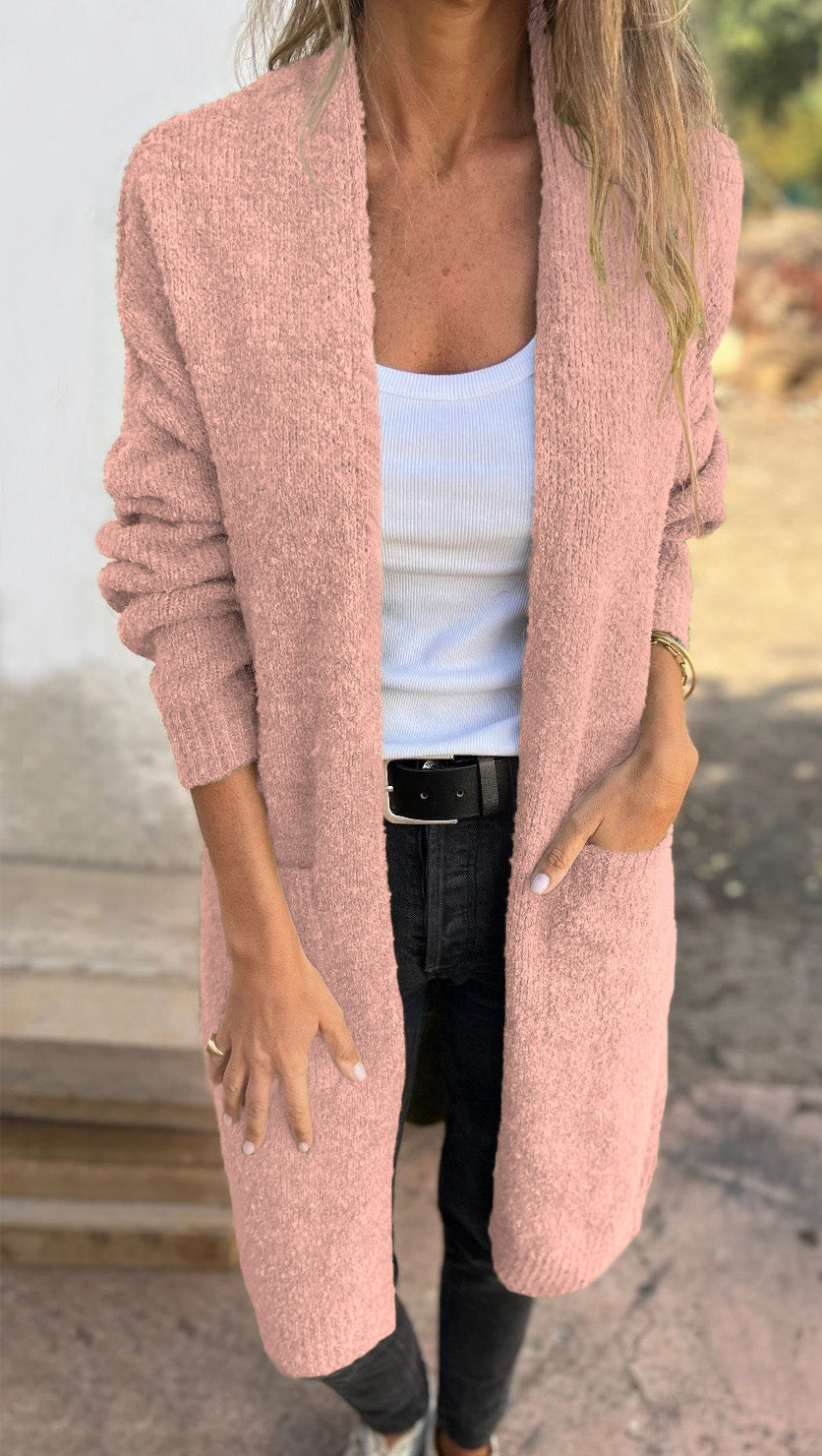 Damesvesting | Lang Lichtgewicht Open Vest
