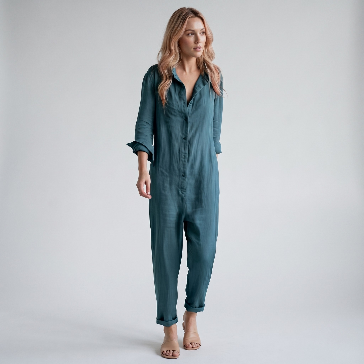 Vibonanza | Dames Jumpsuit Lange Mouw