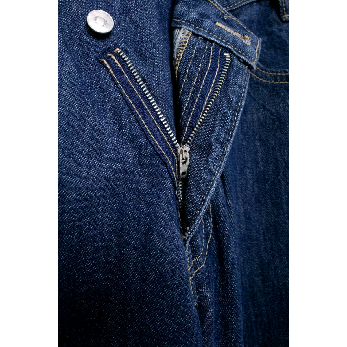Vibonanza | Donker Denim Baggy Jeans Vrouw