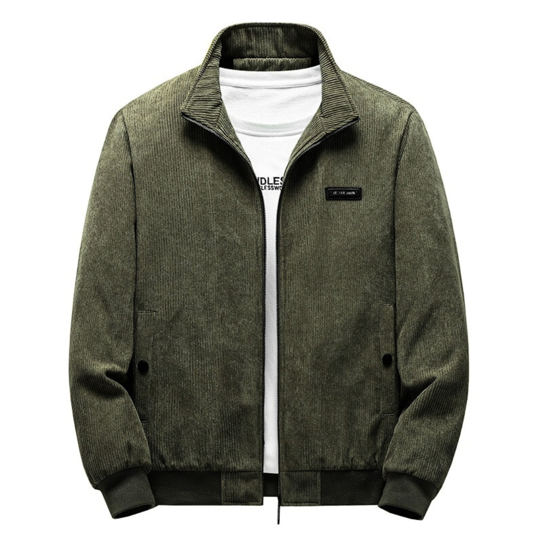 Vibonanza | Retro Corduroy Winterjas met Sherpa Voering