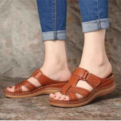 Vibonanza | Orthopedische Dames Sandalen Blauw