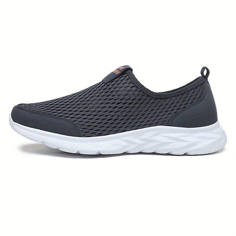 Vibonanza | Ademend Mesh Sneaker met Orthopedische Zool Zwart