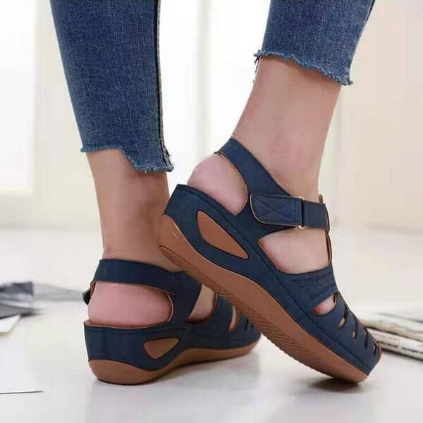 Vibonanza | Orthopedische Dames Sandalen Blauw