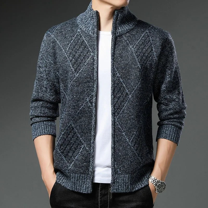 Vibonanza | Gestreept Fleece Vest met Ritssluiting