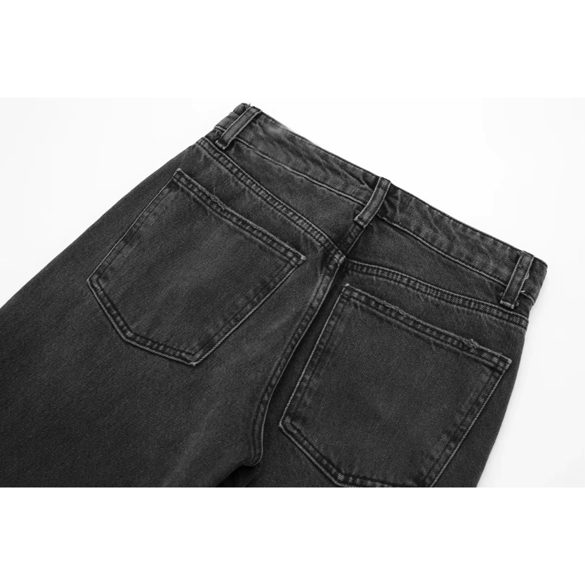 Vibonanza | Zwarte Hoge Taille Dames Jeans