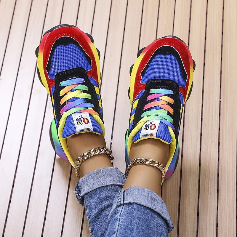 Vibonanza | Orthopedische Wandelsneakers met Schokabsorberende Zool