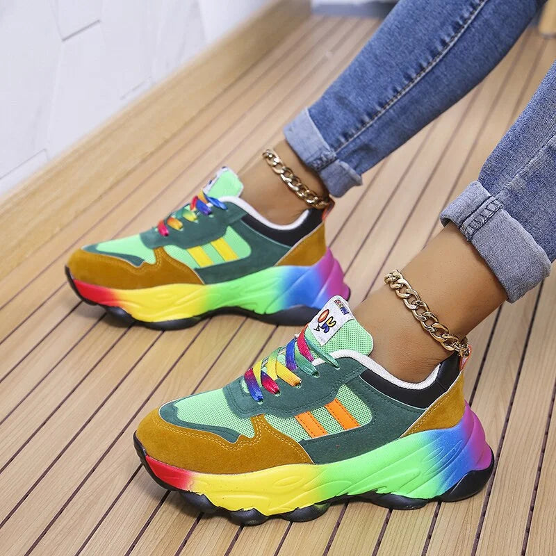 Vibonanza | Orthopedische Wandelsneakers met Schokabsorberende Zool