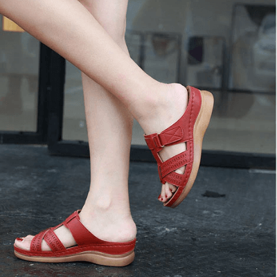 Vibonanza | Orthopedische Dames Sandalen Blauw