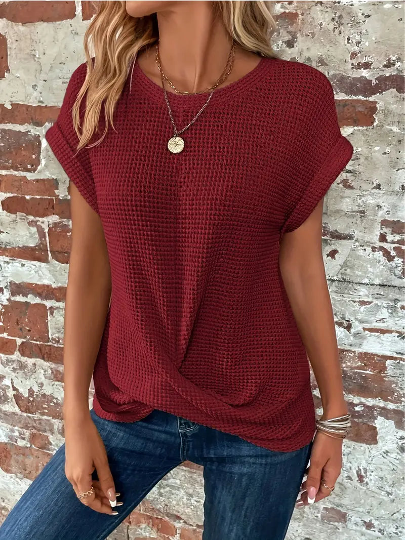 Vibonanza | Dames T-shirt Korte Mouw Ademend Katoen