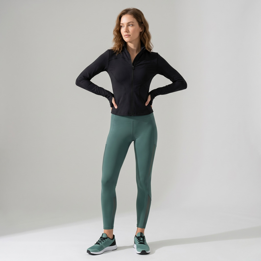 Vibonanza | Dames Sportvest met Hoge Kraag