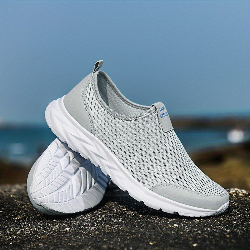 Vibonanza | Ademend Mesh Sneaker met Orthopedische Zool Zwart