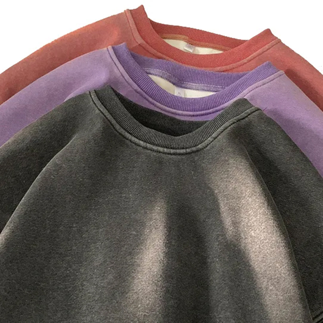 Vibonanza | Slim-fit Heren Sweater met Ronde Hals