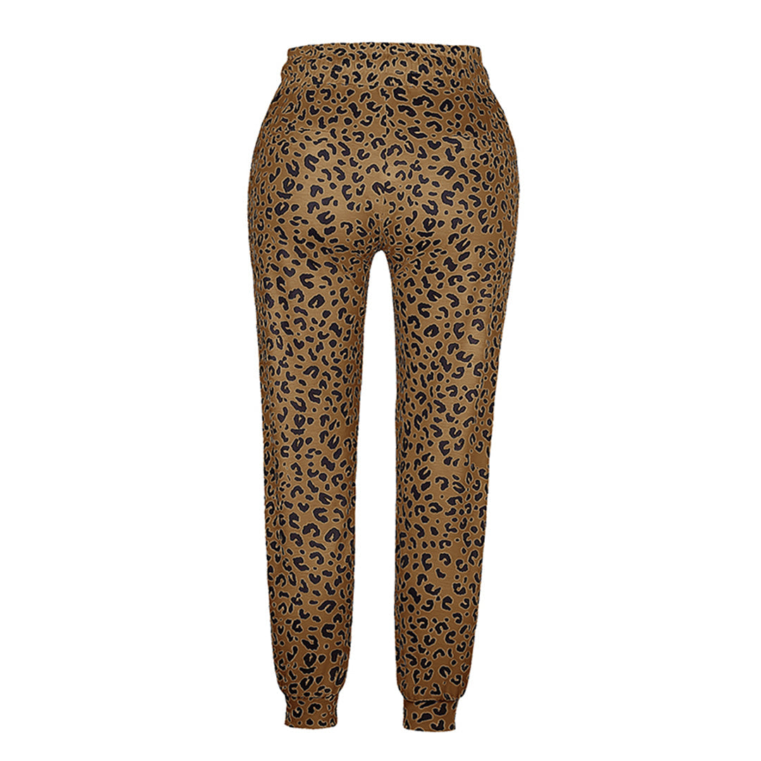 Vibonanza | Dames Joggerbroek Luipaardprint