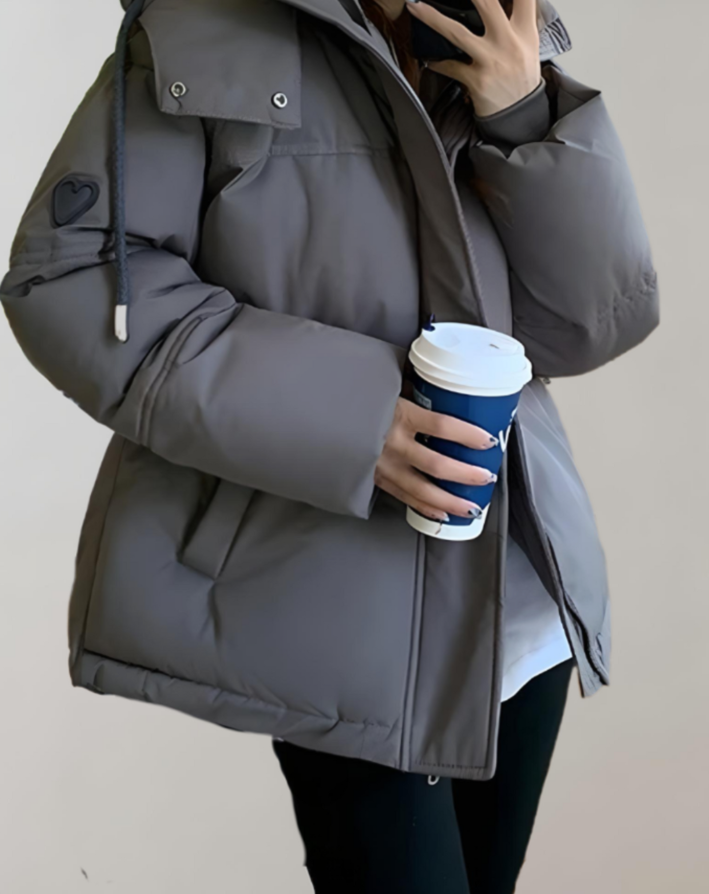 Vibonanza | Dames Puffer Winterjas Met Capuchon