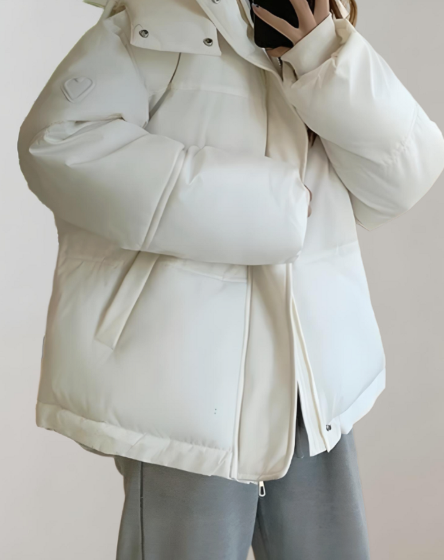 Vibonanza | Dames Puffer Winterjas Met Capuchon