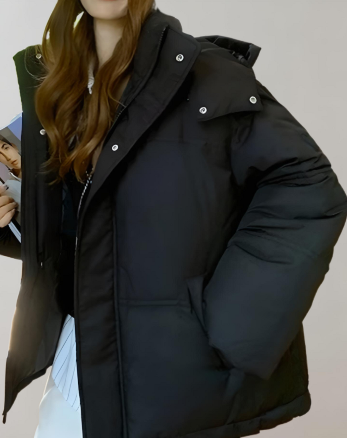 Vibonanza | Dames Puffer Winterjas Met Capuchon