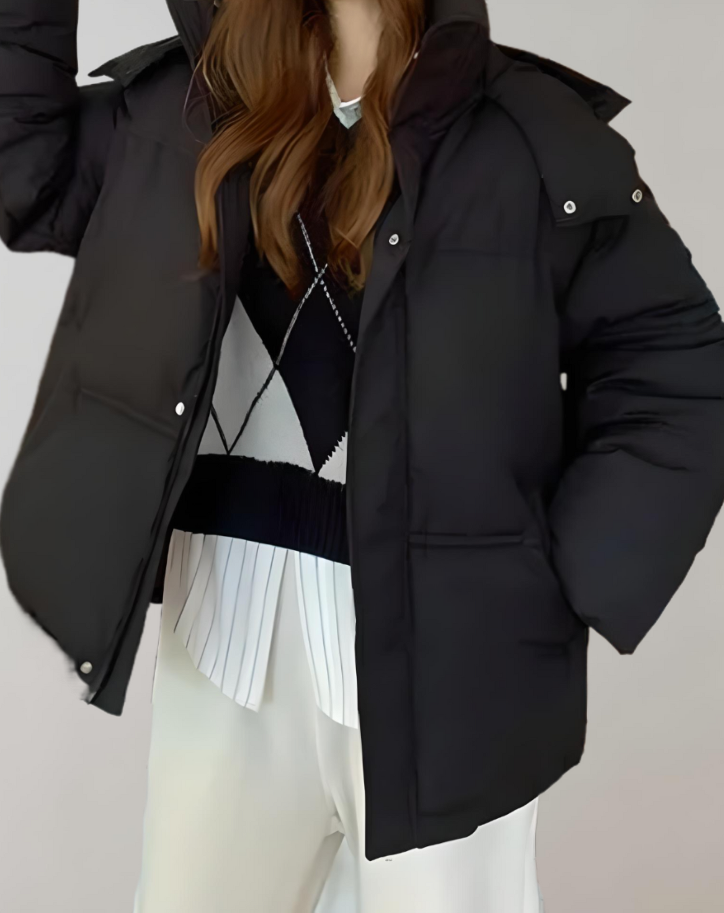 Vibonanza | Dames Puffer Winterjas Met Capuchon
