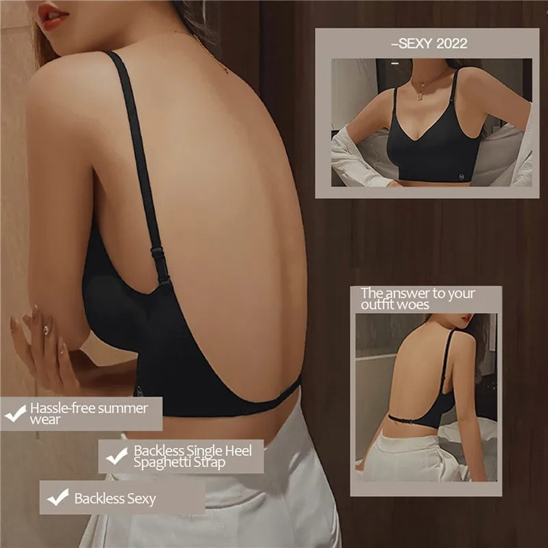 Vibonanza | Comfortabele Push Up BH met Open Rug