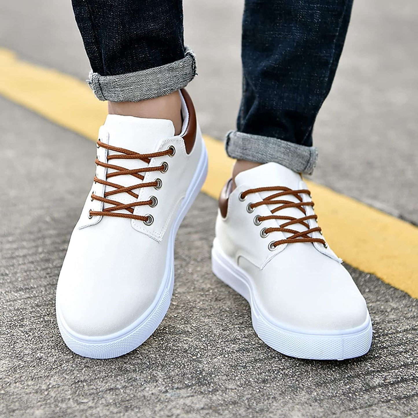 Vibonanza | Herensneakers Canvas Stoer en Comfortabel