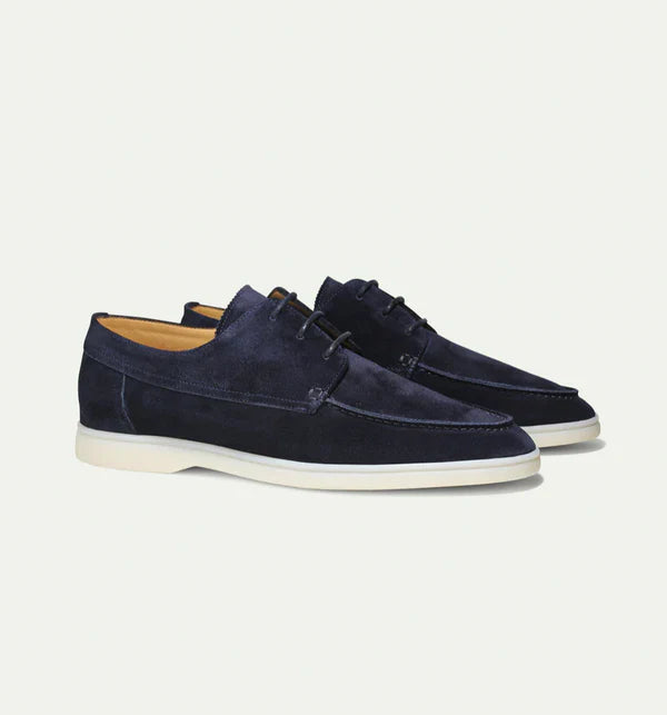 Vibonanza | Leren Herenloafers met Vetersluiting