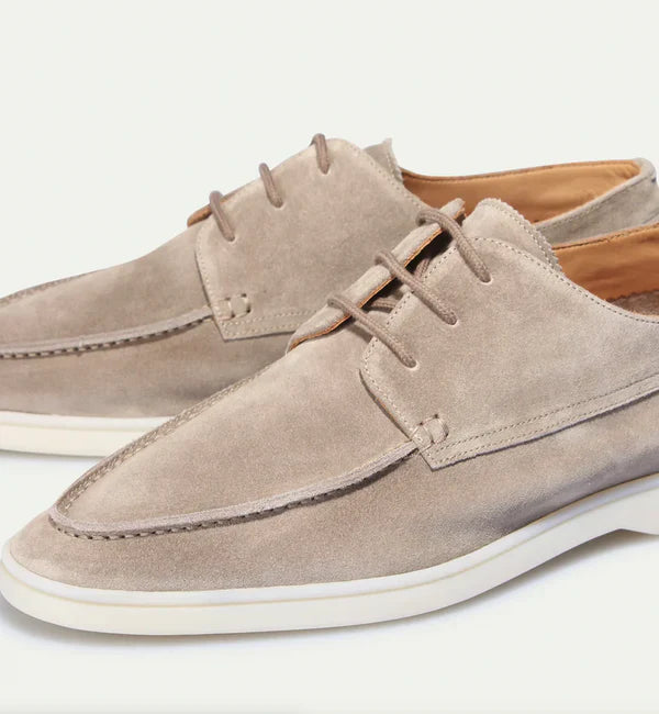 Vibonanza | Leren Herenloafers met Vetersluiting