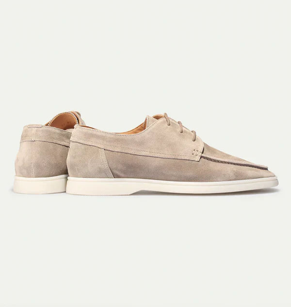 Vibonanza | Leren Herenloafers met Vetersluiting