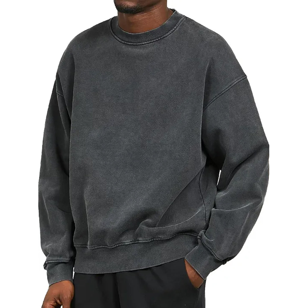 Vibonanza | Slim-fit Heren Sweater met Ronde Hals
