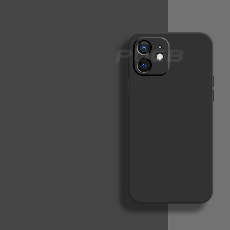 Vibonanza | Zachte Siliconen iPhone Hoes met Camerabescherming