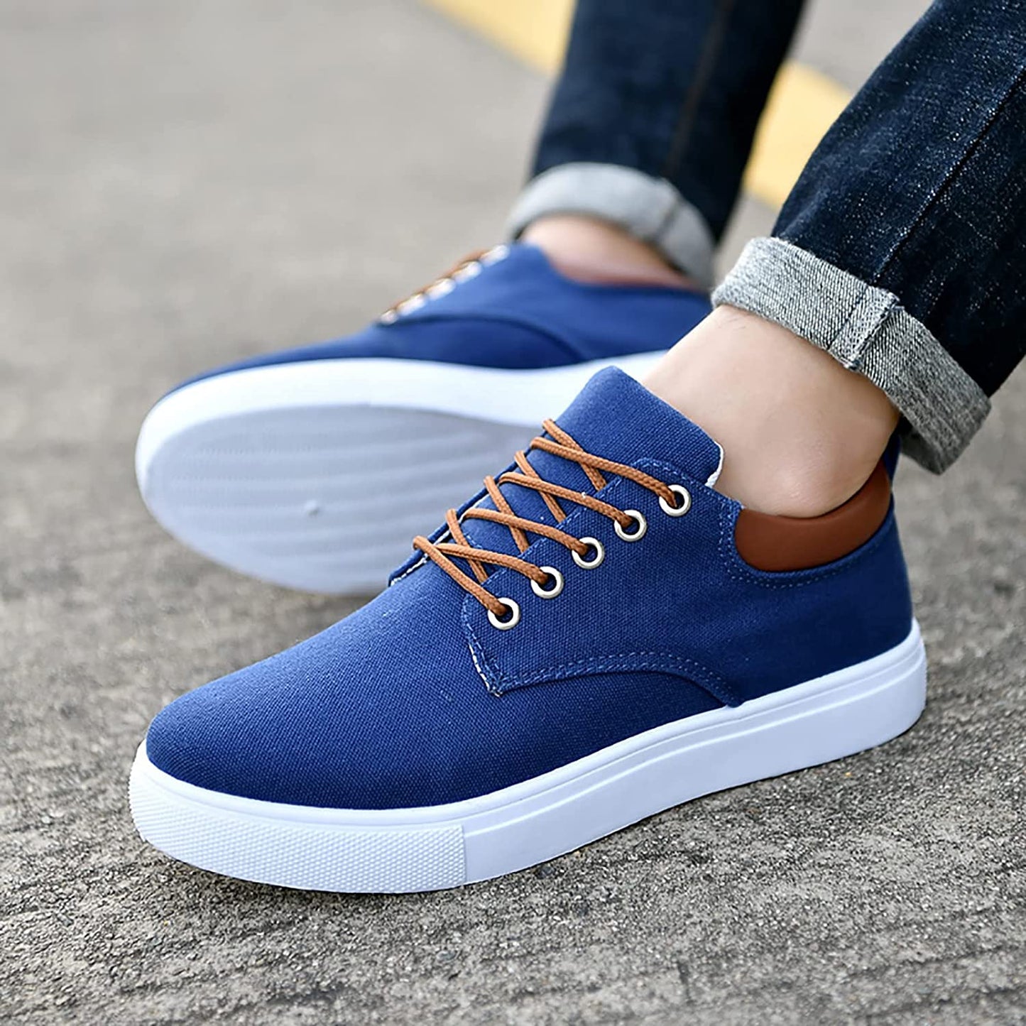 Vibonanza | Herensneakers Canvas Stoer en Comfortabel