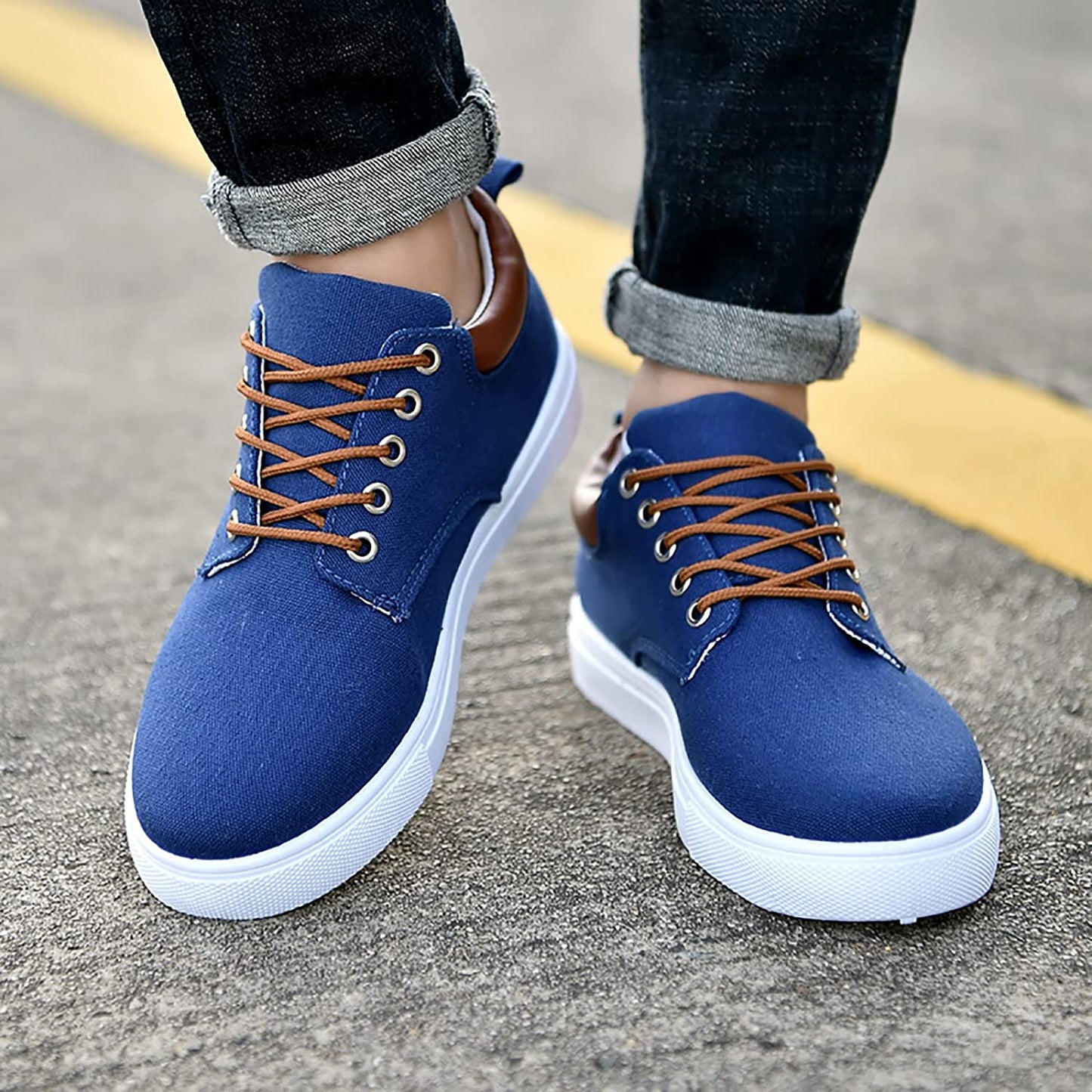 Vibonanza | Herensneakers Canvas Stoer en Comfortabel