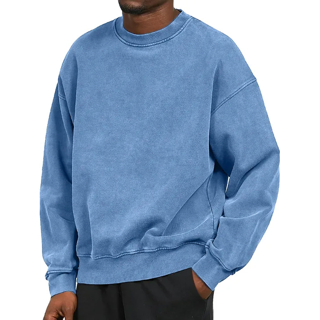 Vibonanza | Slim-fit Heren Sweater met Ronde Hals