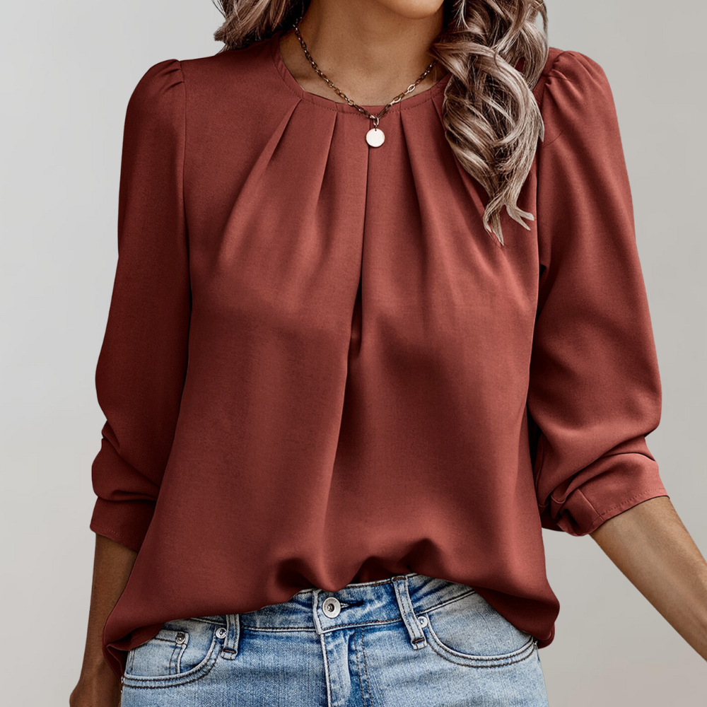 Vibonanza | Elegante Damesblouse met Pofmouwen