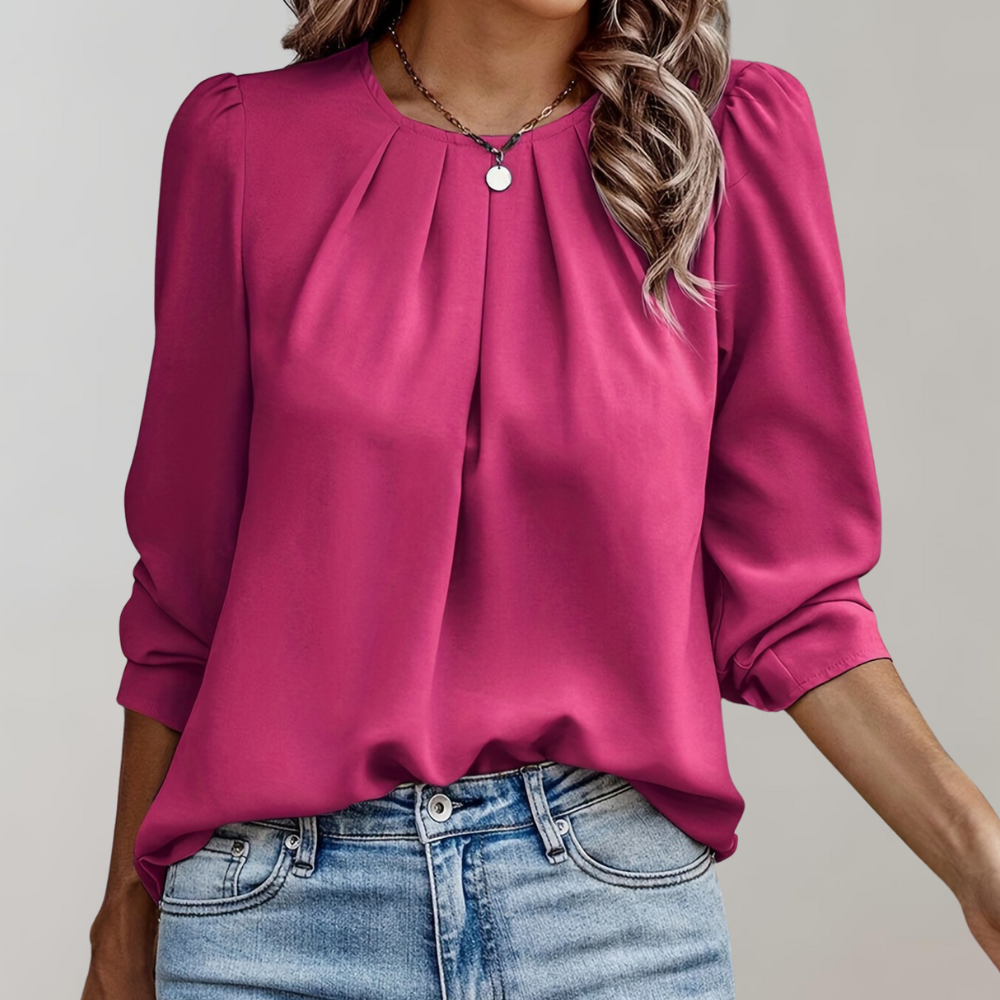 Vibonanza | Elegante Damesblouse met Pofmouwen