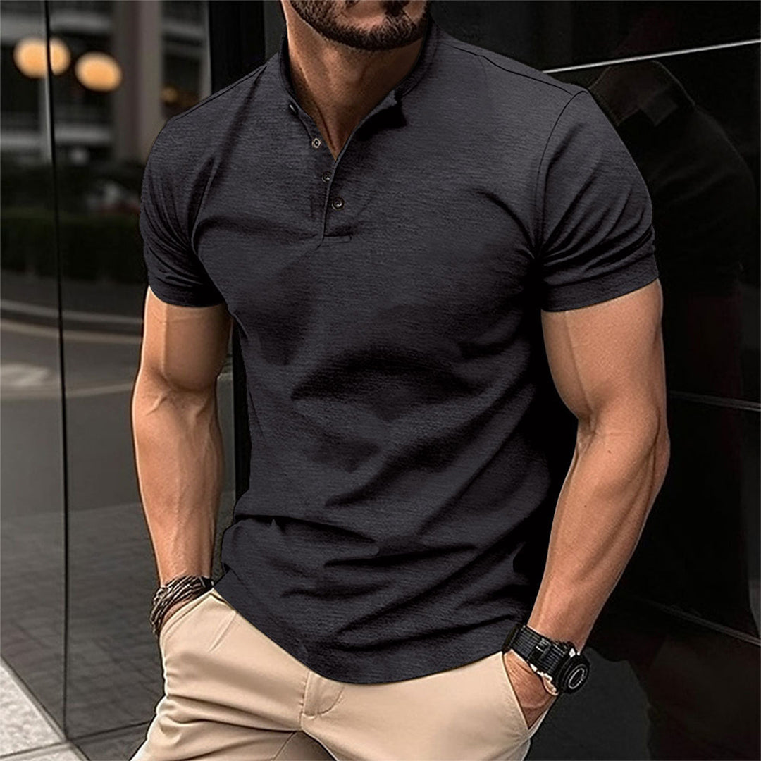 Vibonanza | Heren Poloshirt Korte Mouw Katoen