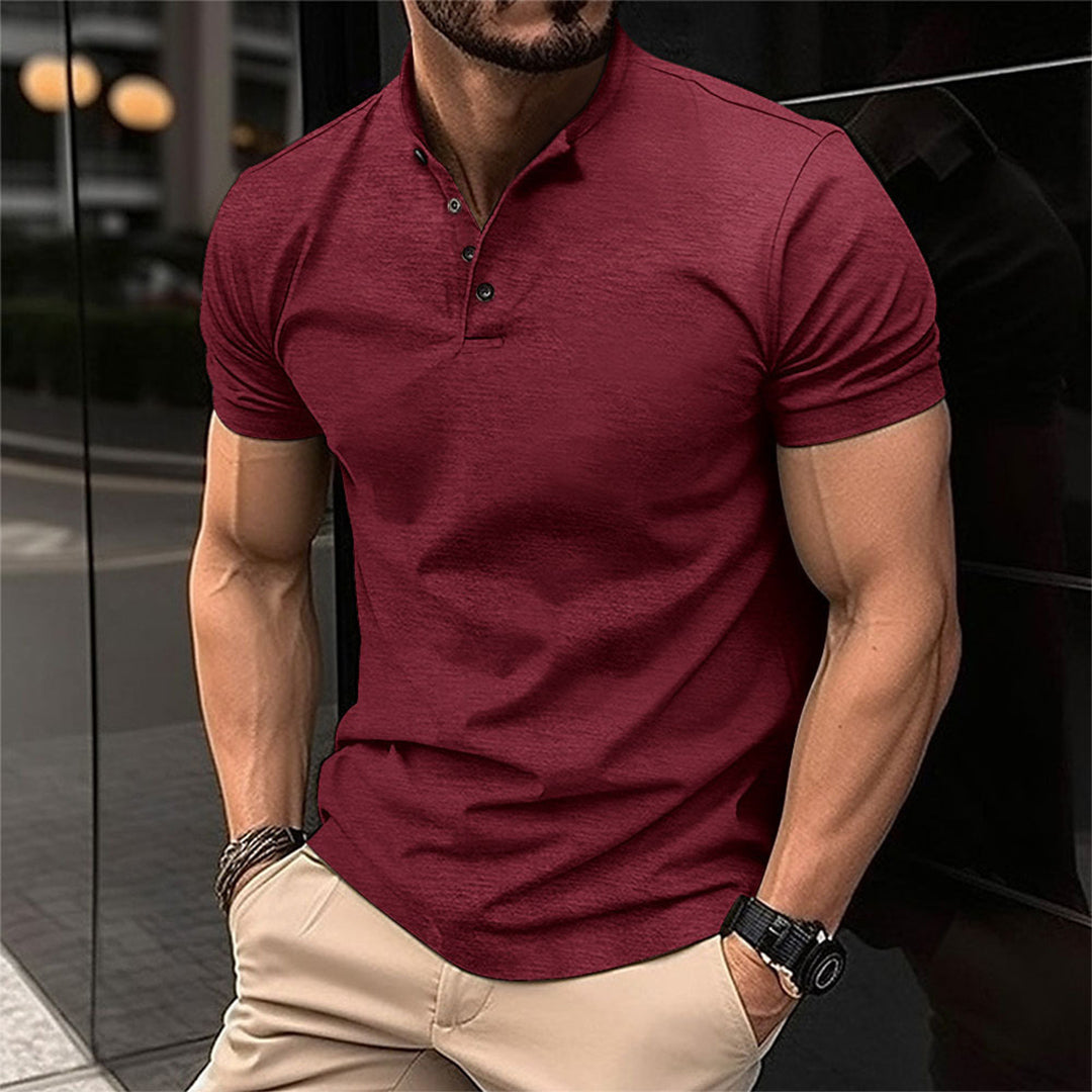 Vibonanza | Heren Poloshirt Korte Mouw Katoen