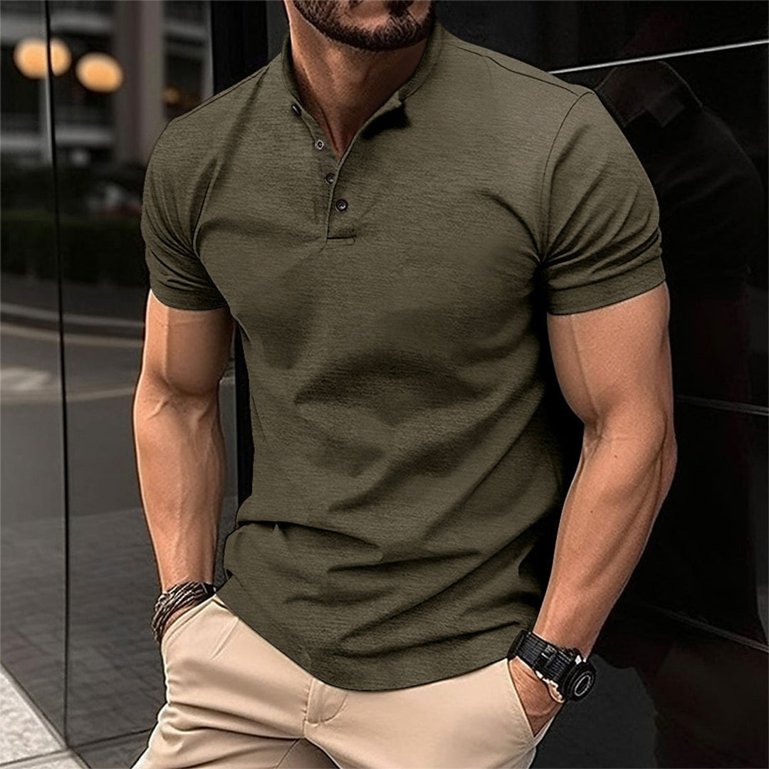 Vibonanza | Heren Poloshirt Korte Mouw Katoen