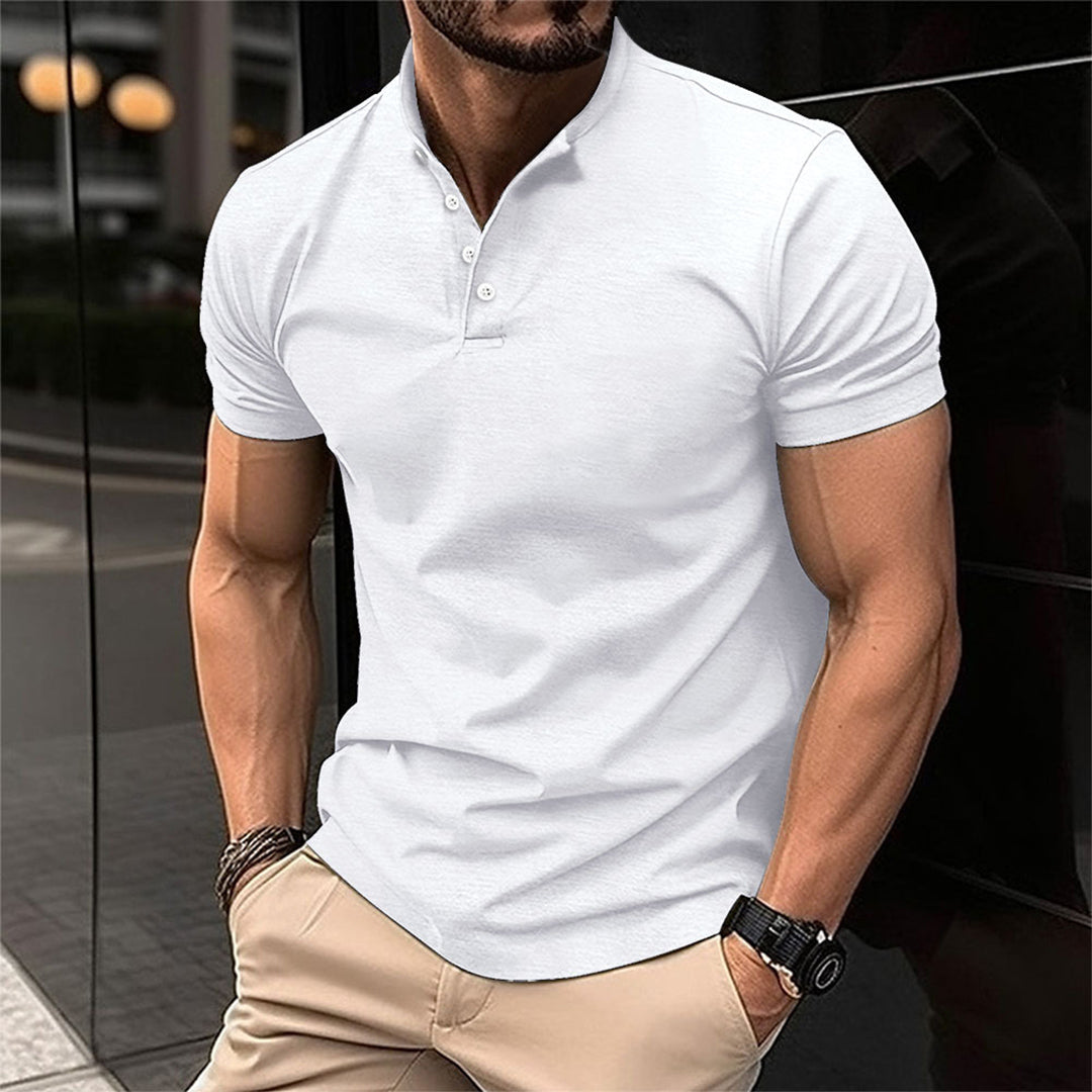 Vibonanza | Heren Poloshirt Korte Mouw Katoen