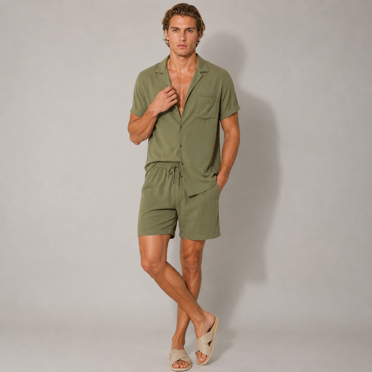 Vibonanza | Tweedelige Set met Korte Mouwen en Shorts