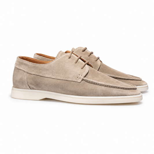 Vibonanza | Leren Herenloafers met Vetersluiting