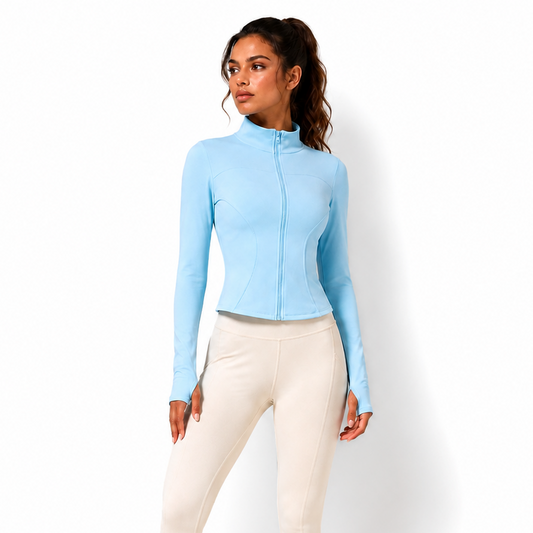 Vibonanza | Sportvest met Opstaande Kraag en Ritssluiting