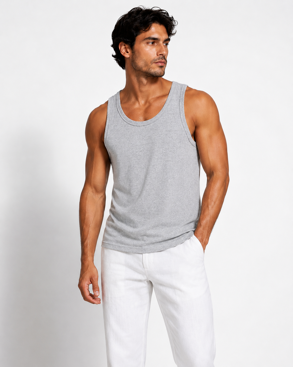 Heren Tanktop – Comfortabele Mouwloze Basic | 1 of 3 stuks