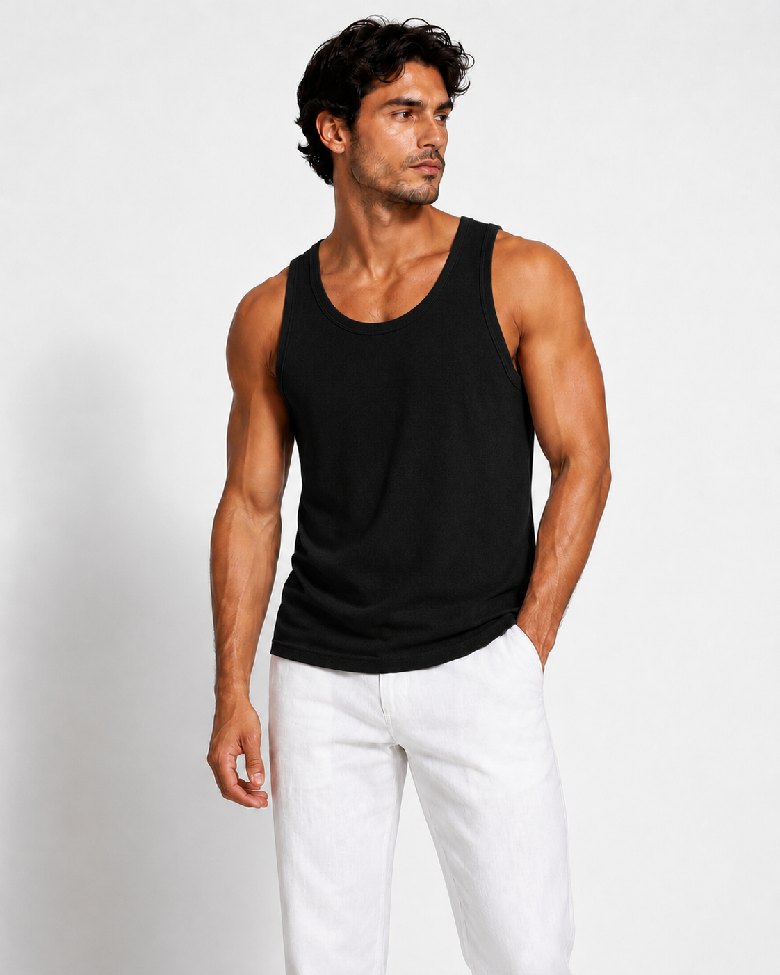 Heren Tanktop – Comfortabele Mouwloze Basic | 1 of 3 stuks