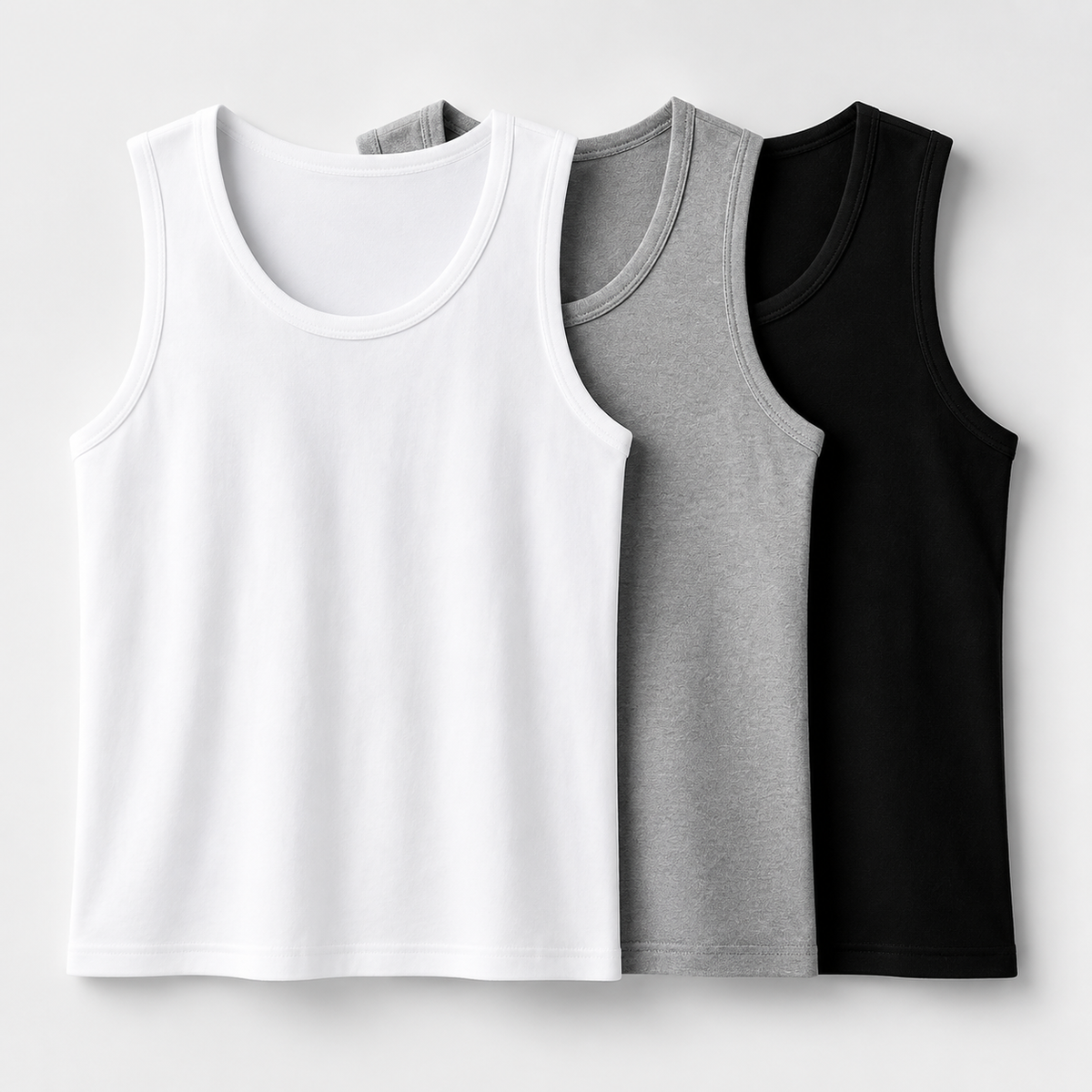 Heren Basic Comfortabele Tanktop | 1 of 3 stuks