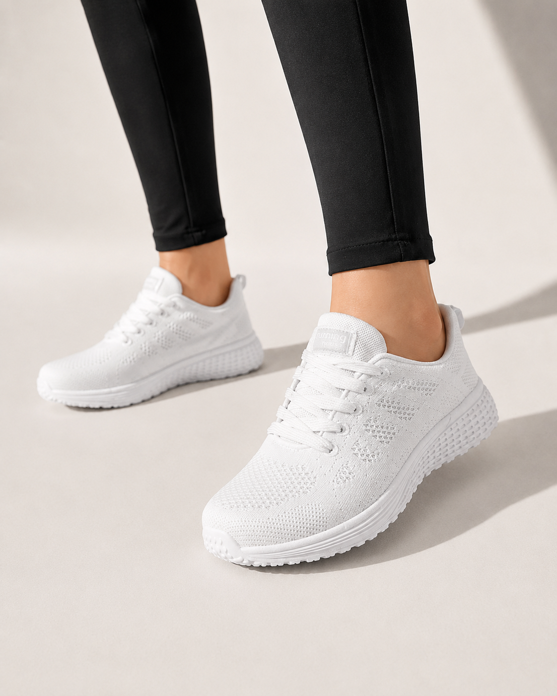 Vibonanza | Dames Sneakers Gebreide Mesh Veters