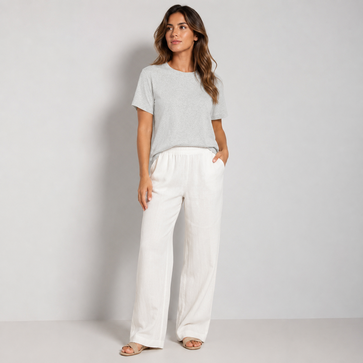 Vibonanza | T-Shirt met Ronde Hals en Korte Mouwen