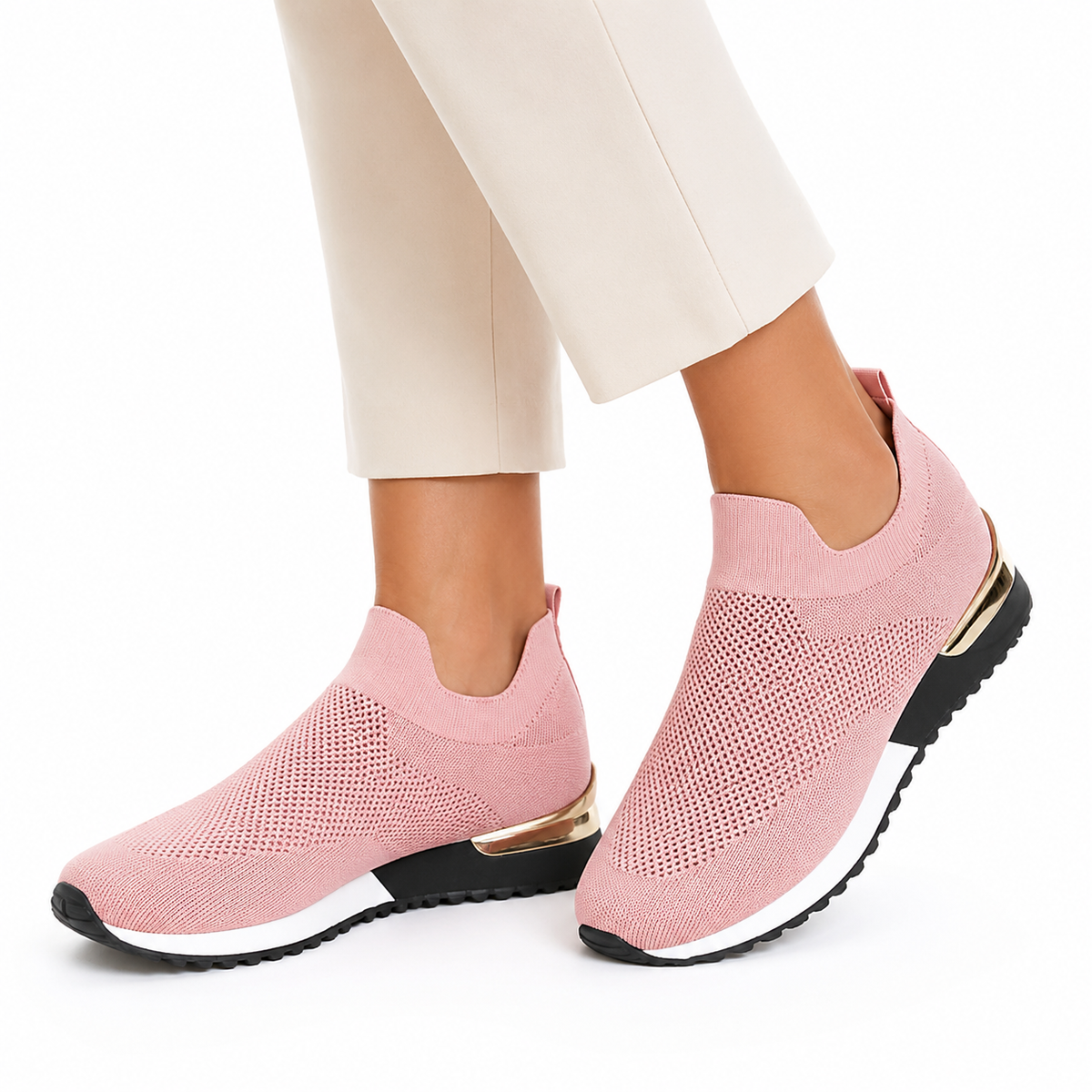 Vibonanza | Zwarte Slip-on Sneakers