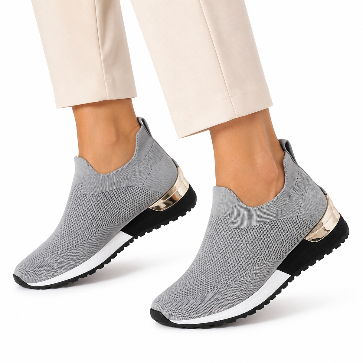 Vibonanza | Zwarte Slip-on Sneakers