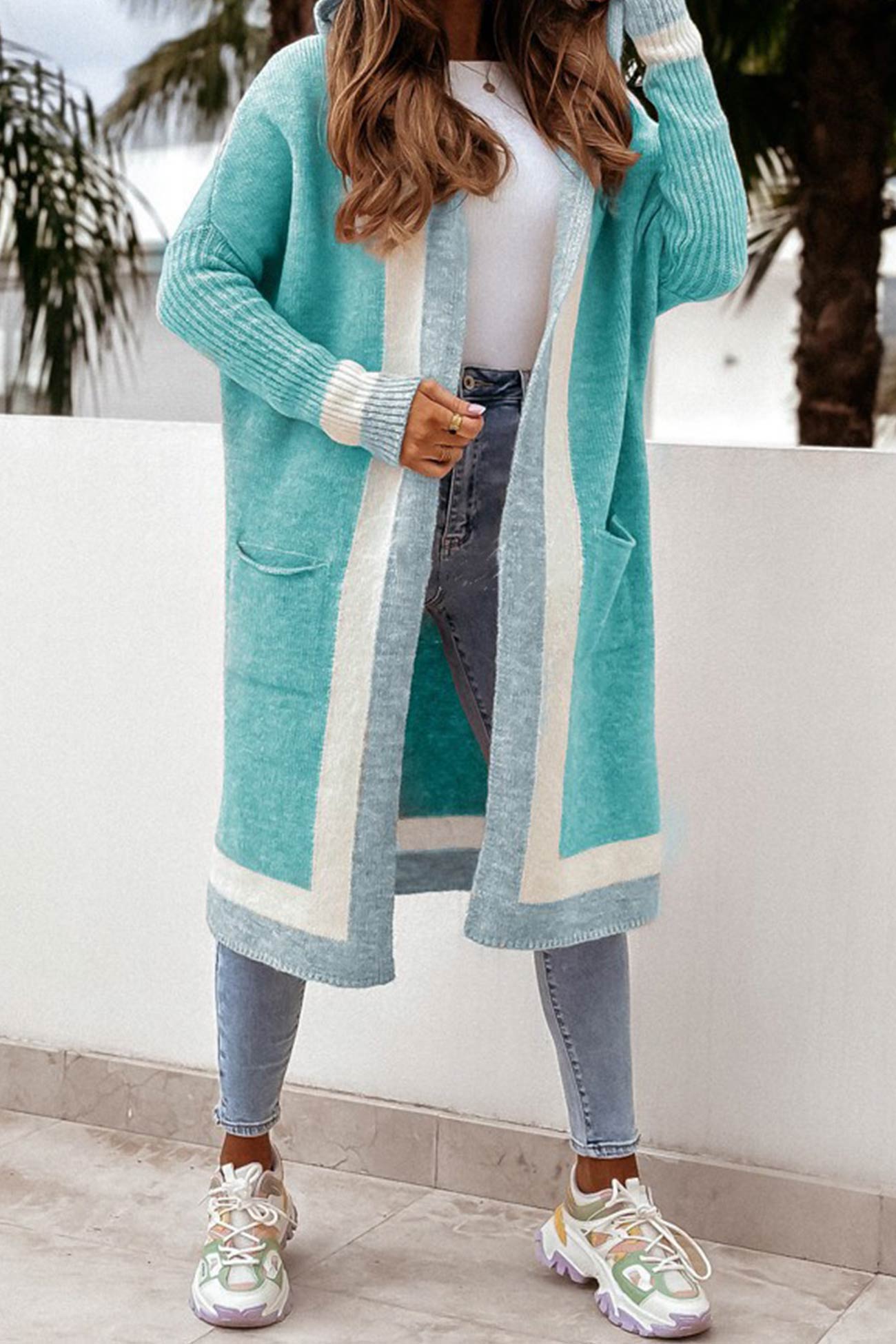 Vibonanza | Lang Vest met Capuchon voor Herfst en Winter