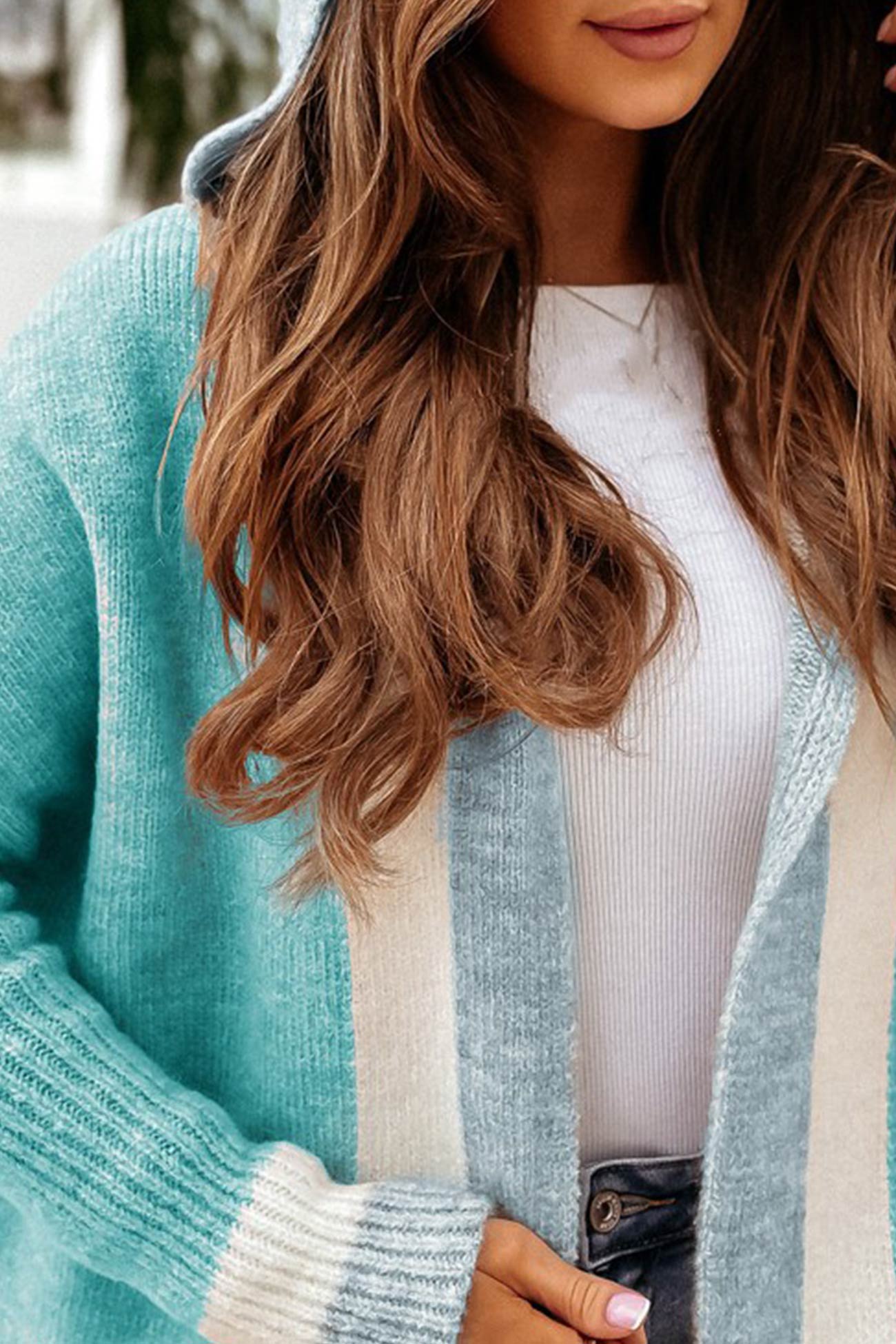 Vibonanza | Lang Vest met Capuchon voor Herfst en Winter