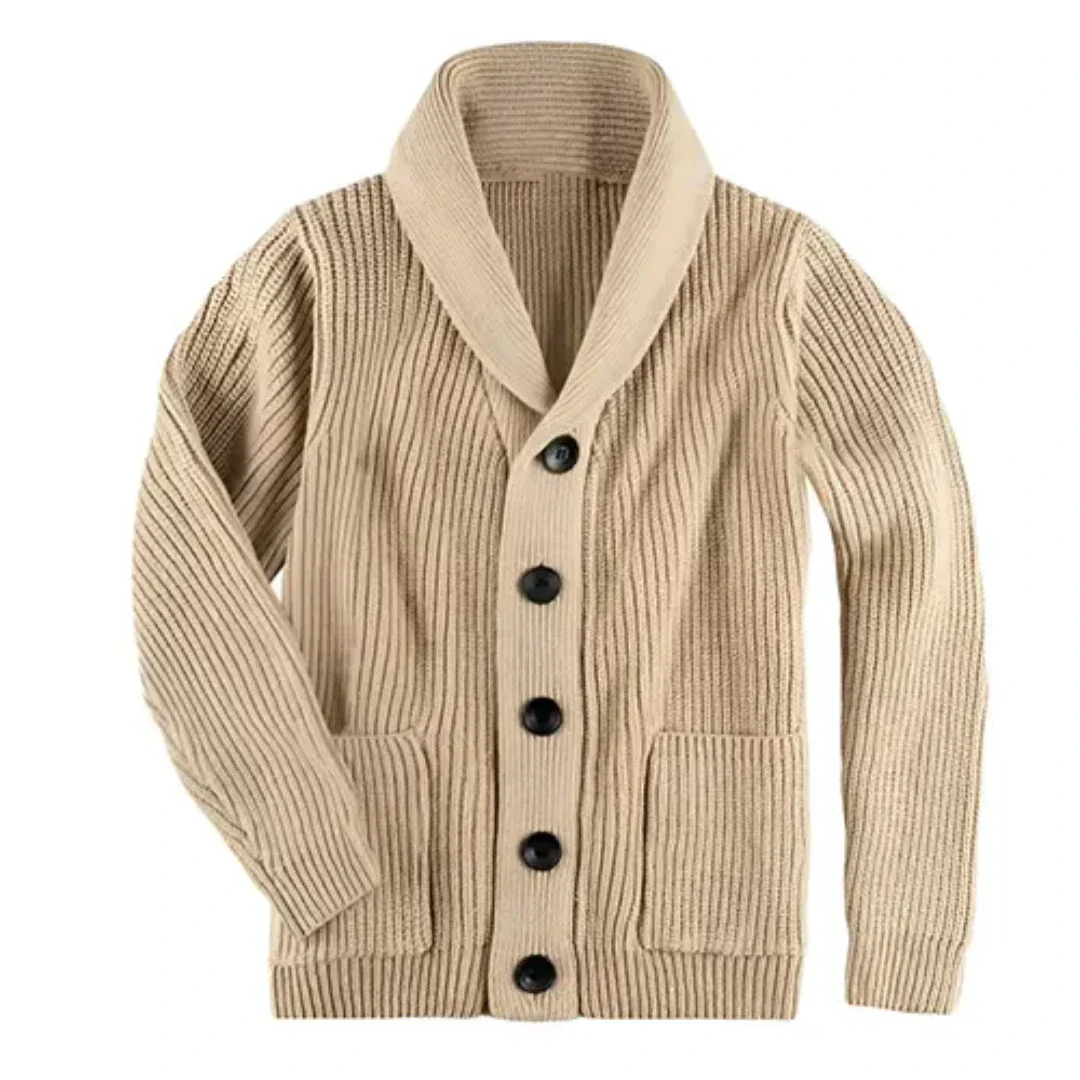 Vibonanza | Heren Lang Vest met Shawlkraag